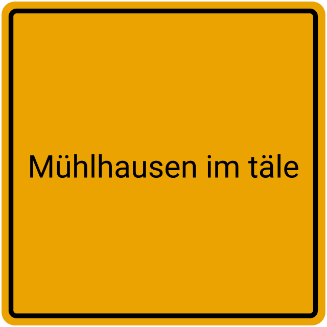 Meldebestätigung Mühlhausen im Täle